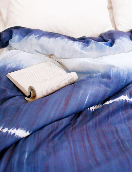 Fletcher Indigo Duvet Cover