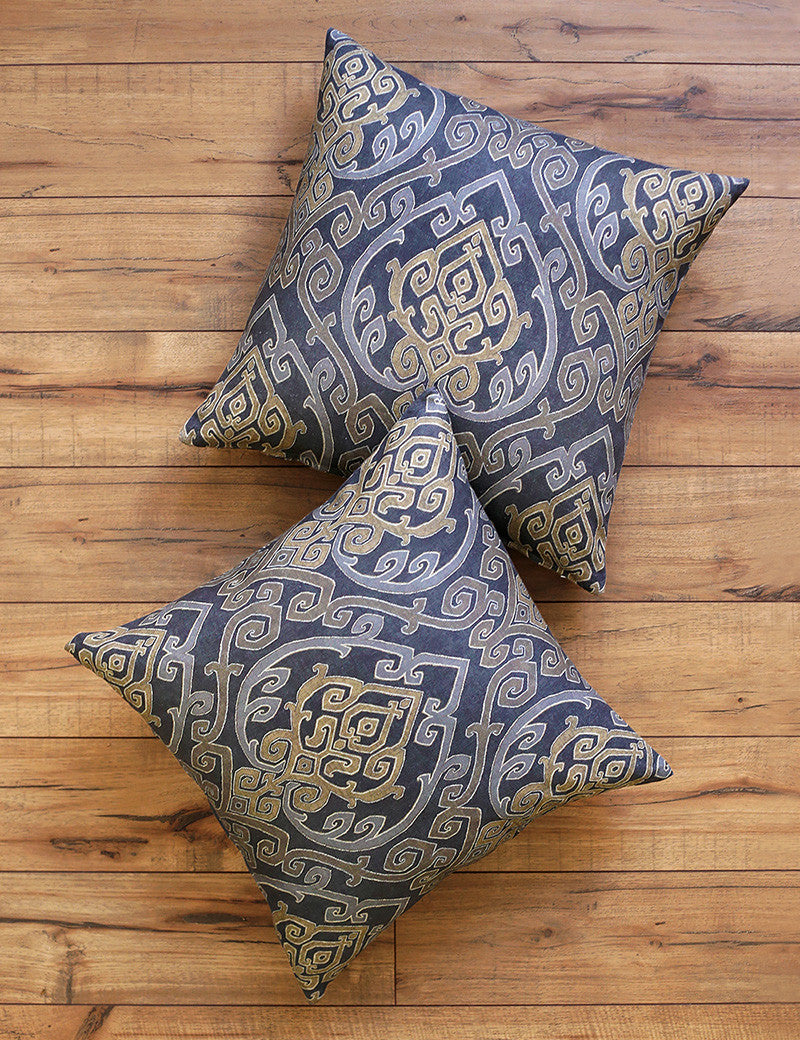 Zaya Charcoal Decorative Pillows Colorfly Home
